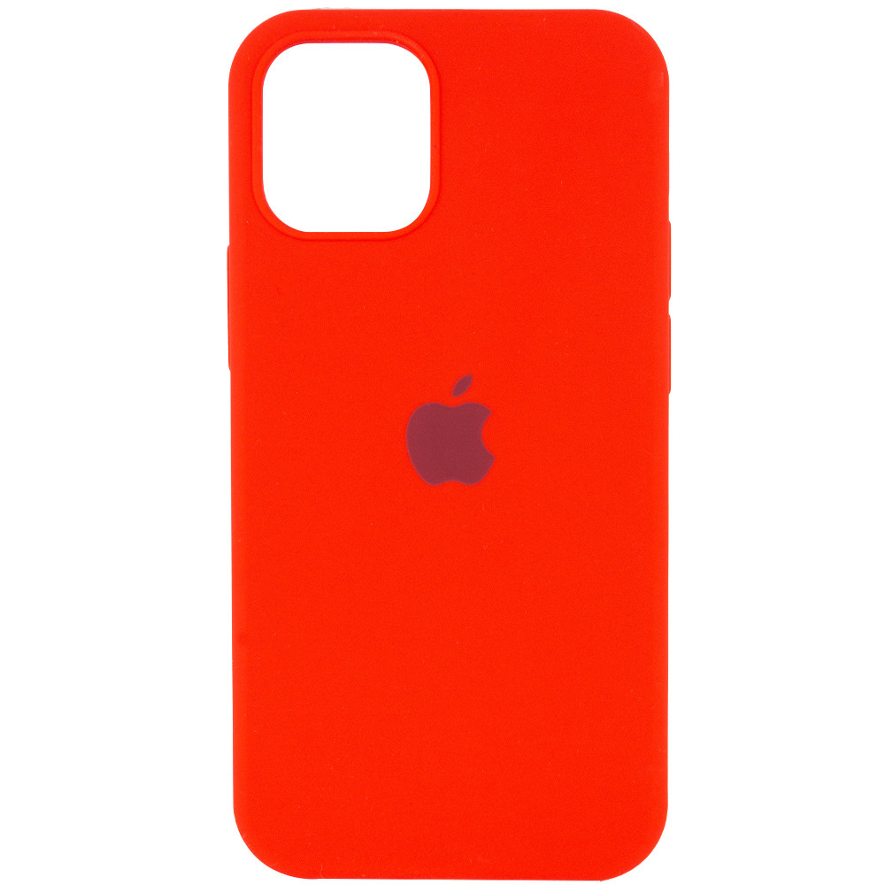 Silicone Case Full Protective (AA) для iPhone 12 Mini (Red)-0